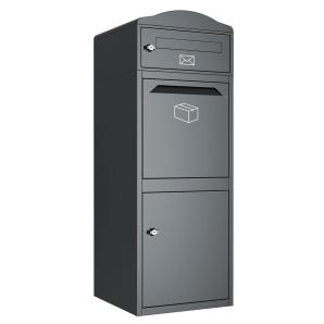 Boîte à colis avec fente pour lettres