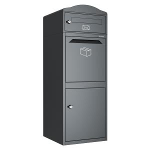 Boîte à colis avec fente pour lettres