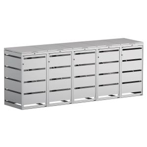 Abri pour cinq poubelles Kim- 120 litres