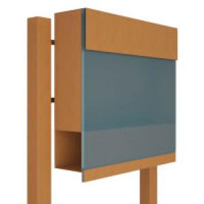 Boîte aux lettres sur pied Manhattan Special Blue